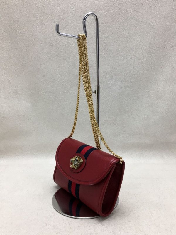 2 Gucci Shoulder Bag Mini Bag Leather Red