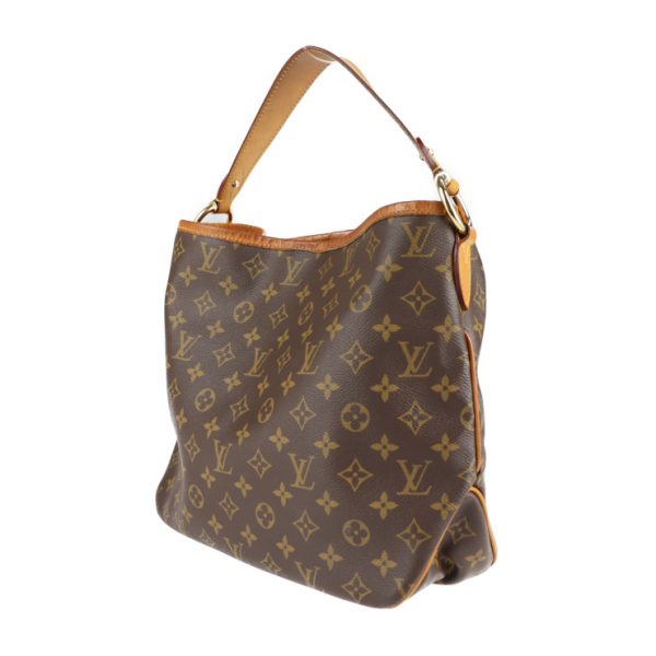 2 Louis Vuitton Delightful PM Shoulder Bag Monogram Canvas Leather Brown