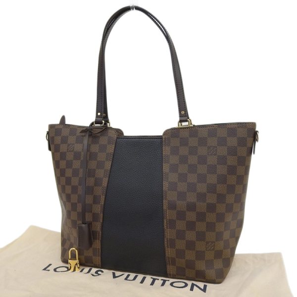 2 Louis Vuitton Damier Handbag Jersey Noir Black