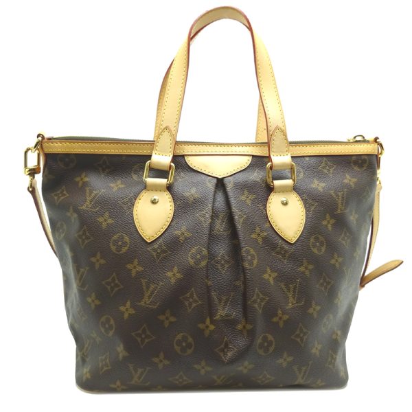 2 Louis Vuitton Palermo PM Handbag Monogram Brown