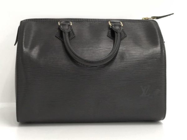 2000773259400534 2 Louis Vuitton Boston Bag Speedy 25 Epi Leather Black