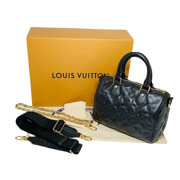 2200506 12 Louis Vuitton Speedy Bandouliere 22 Monogram Bag