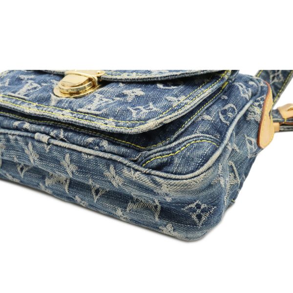 22080752 3 Louis Vuitton Monogram Denim Shoulder Bag