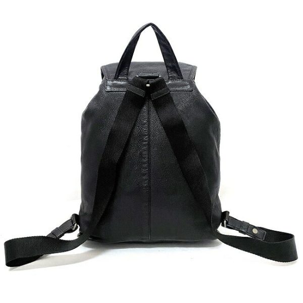 3 Prada Rucksack Backpack Leather Black