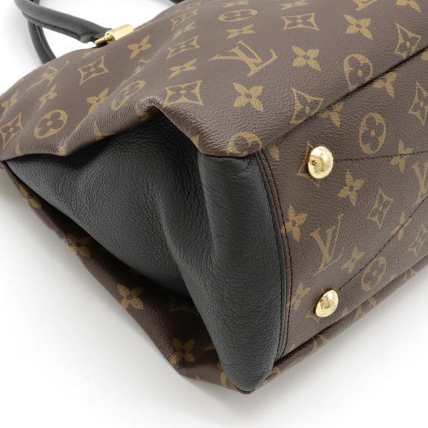 3 Louis Vuitton Monogram Pallas Shoulder Bag Noir Black Gold Hardware