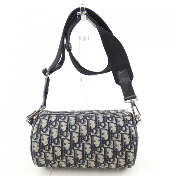 3 Dior Roller Oblique Jacquard Bag Navy System Beige System