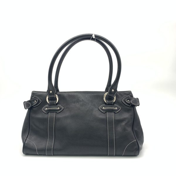 3 Dior Handbag Bag Leather Black