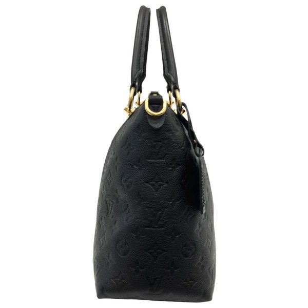 3 Louis Vuitton V Tote MM Shoulder Bag Emplant Noir Black Gold Hardware
