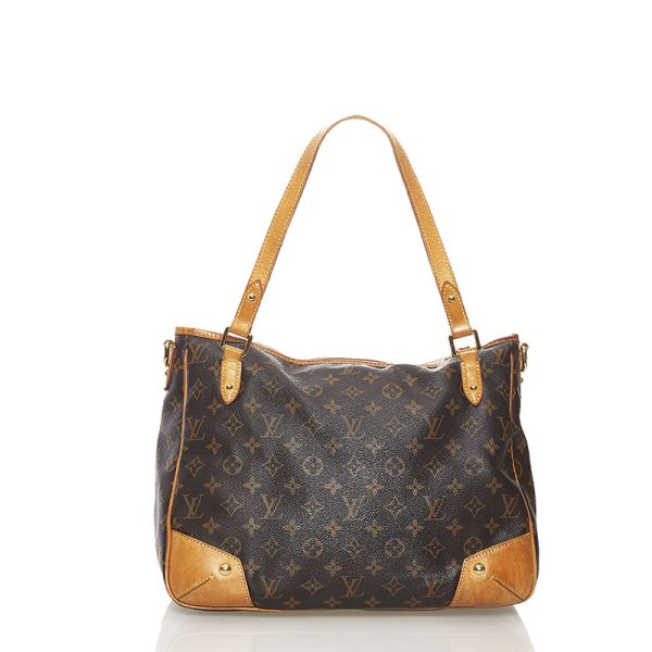 3 Louis Vuitton Monogram Estrella MM Boston Bag Leather Brown