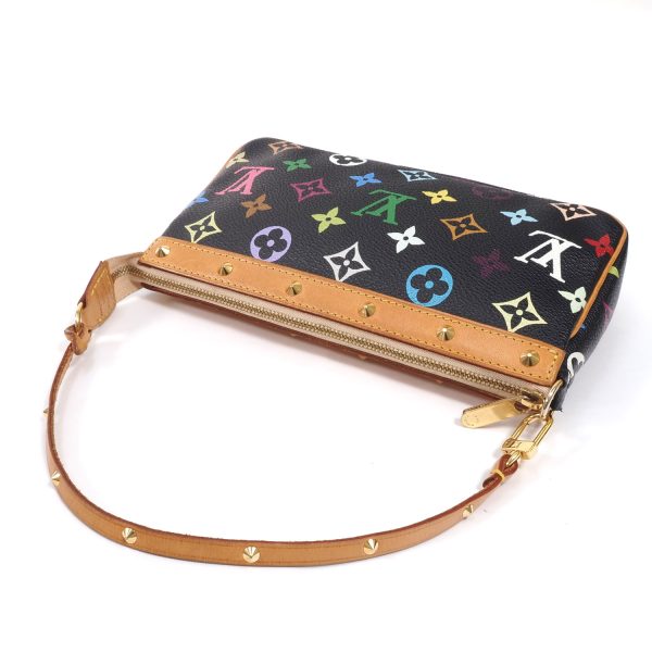 3 Louis Vuitton Monogram Multicolor Makeup Pouch Small Bag