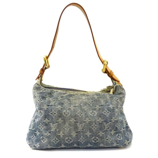 3 Louis Vuitton Baggy PM Monogram Denim Shoulder Bag Blue