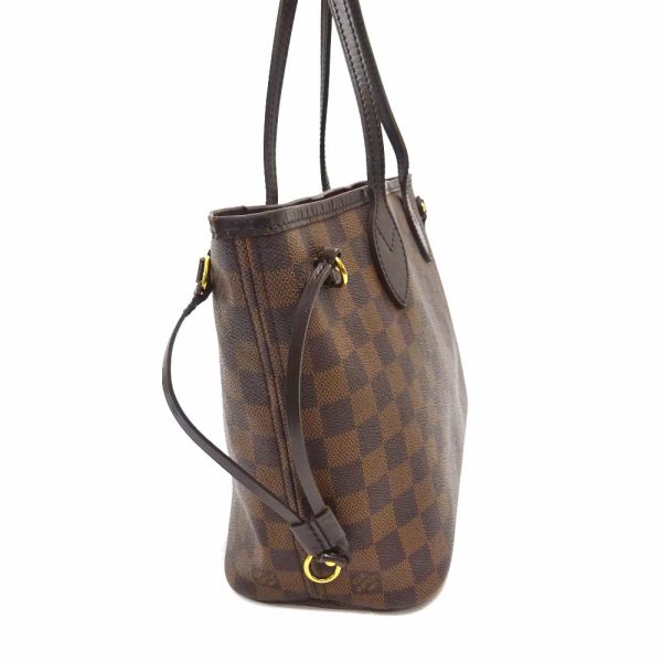 3 Louis Vuitton Neverfull PM Tote Bag Damier Ebene Canvas