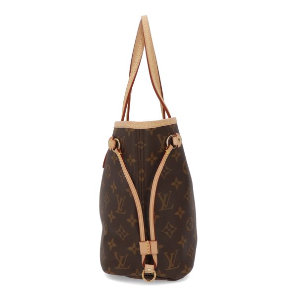 3 Louis Vuitton Neverfull PM Hand Bag Brown Monogram Canvas