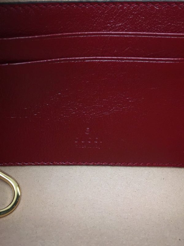 3 Gucci Shoulder Bag Mini Bag Leather Red