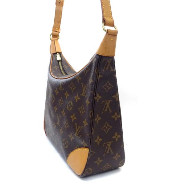 3 Louis Vuitton Boulogne 30 Monogram Shoulder Bag Brown