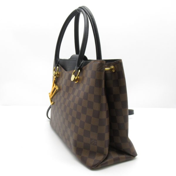 3 Louis Vuitton Riverside Tote Bag Leather Damier