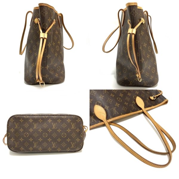 3 Louis Vuitton Monogram Neverfull MM Tote Bag