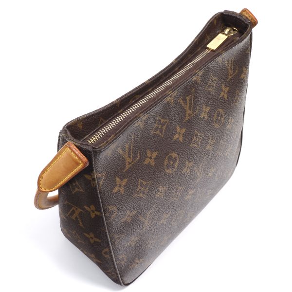 3100427 155n 2 Louis Vuitton Looping MM Monogram Brown Shoulder Bag