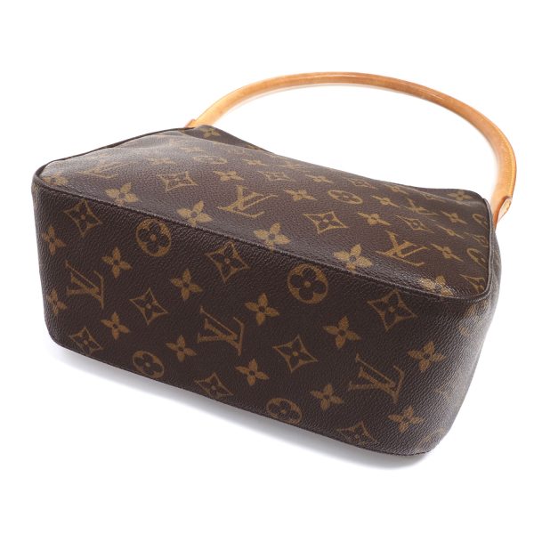 3100427 155n 3 Louis Vuitton Looping MM Monogram Brown Shoulder Bag