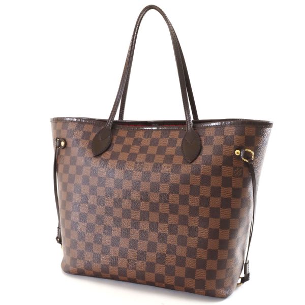 3100540 43n 1 Louis Vuitton Neverfull MM Damier Ebene Shoulder Bag