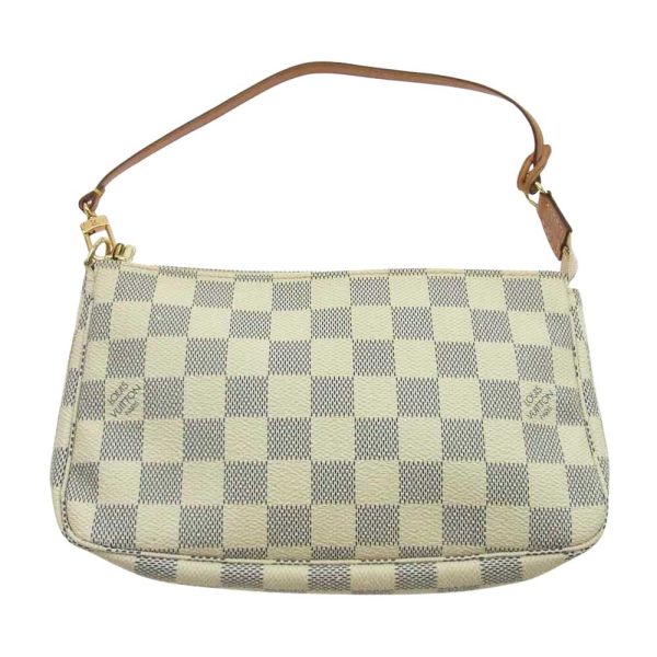 3a25220ag0226ra21 2 Louis Vuitton Pochette Accessoire Accessory Damier Azur pouch