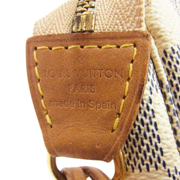 3a25220ag0226ra21 7 Louis Vuitton Pochette Accessoire Accessory Damier Azur pouch