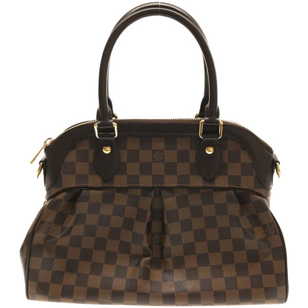 3k37qcxlhk58 1 Louis Vuitton Trevi PM Damier Ebene Leather 2WAY Handbag