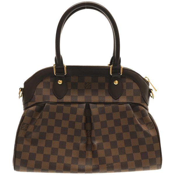 3k37qcxlhk58 2 Louis Vuitton Trevi PM Damier Ebene Leather 2WAY Handbag