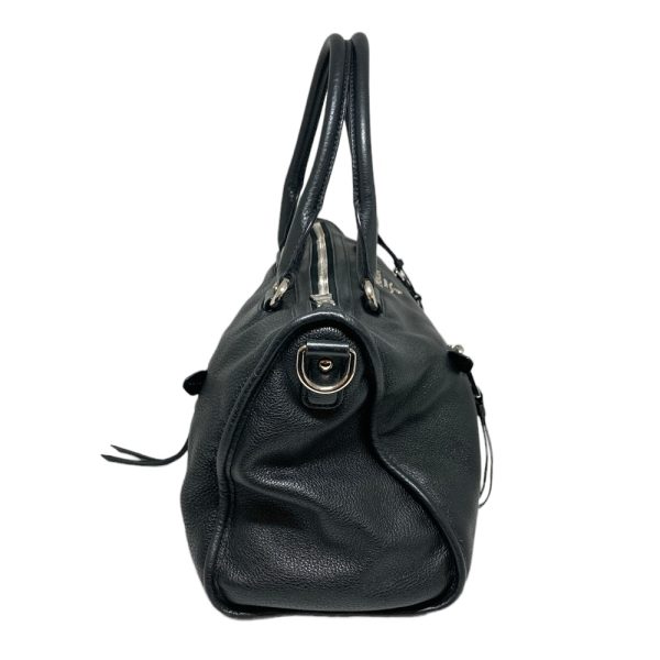 4 Prada Handbag Leather Black