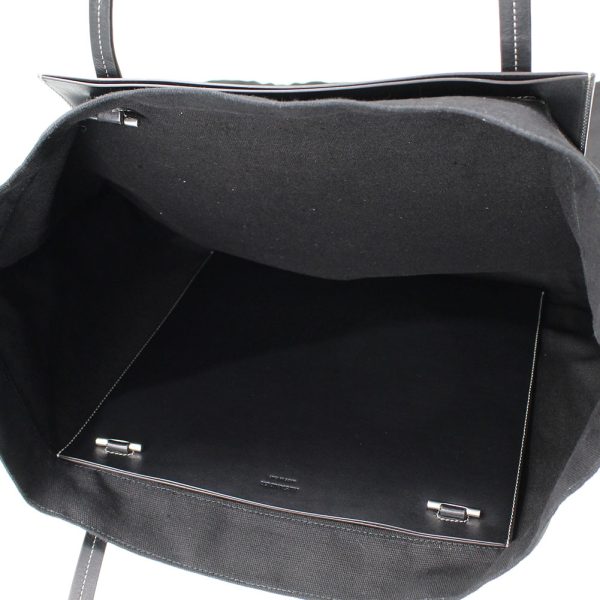 4 Jil Sander Tote Bag Canvas Black