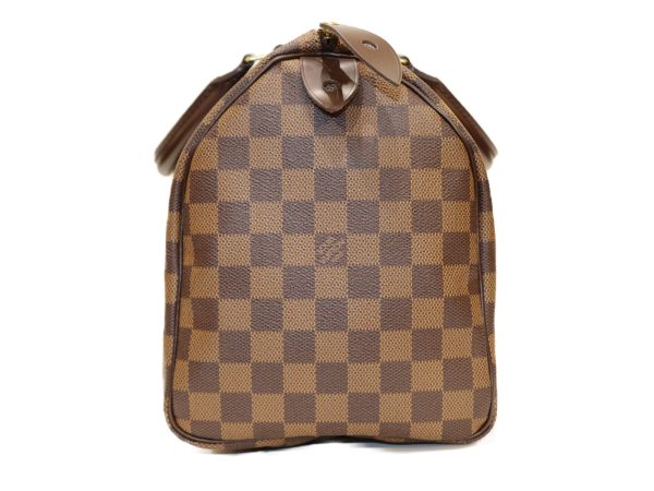 4 Louis Vuitton Speedy 30 Handbag Boston Bag Damier Brown Red