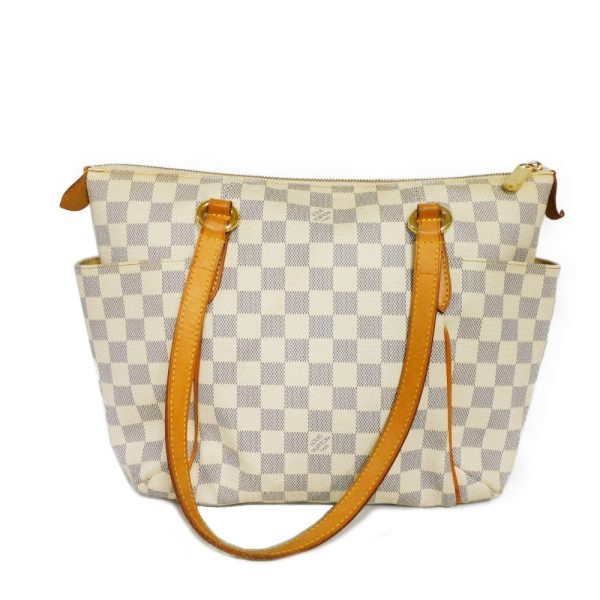 4 Louis Vuitton Totally PM Damier Azur Shoulder Bag White