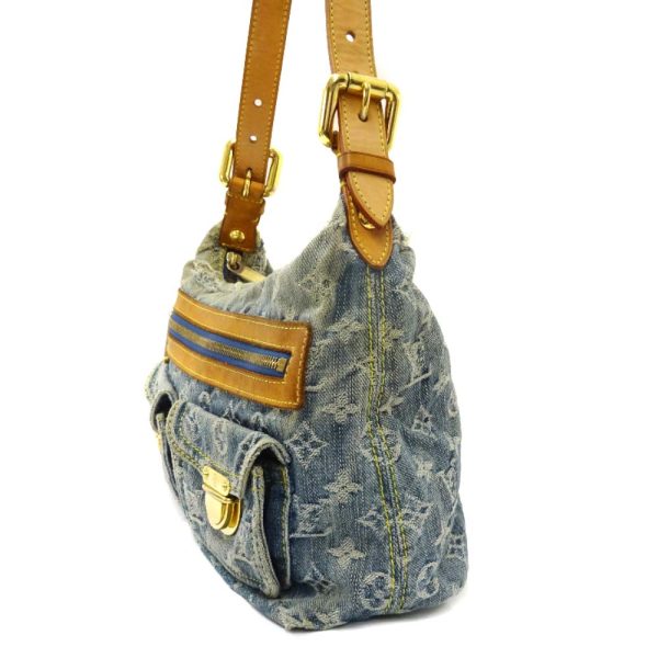 4 Louis Vuitton Baggy PM Monogram Denim Shoulder Bag Blue