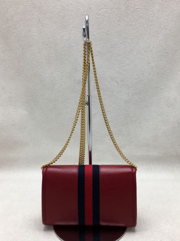 4 Gucci Shoulder Bag Mini Bag Leather Red