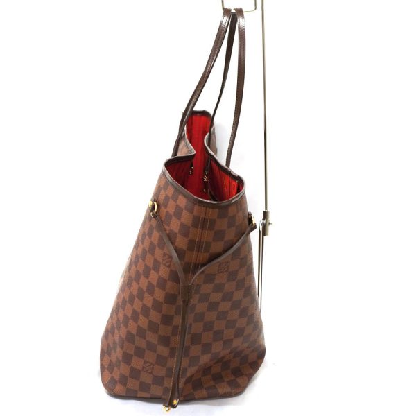 4 Louis Vuitton Neverfull GM Damier Canvas Tote Bag Brown