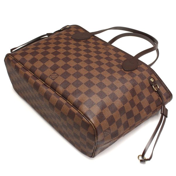 4 Louis Vuitton Damier Neverfull Tote Bag Brown