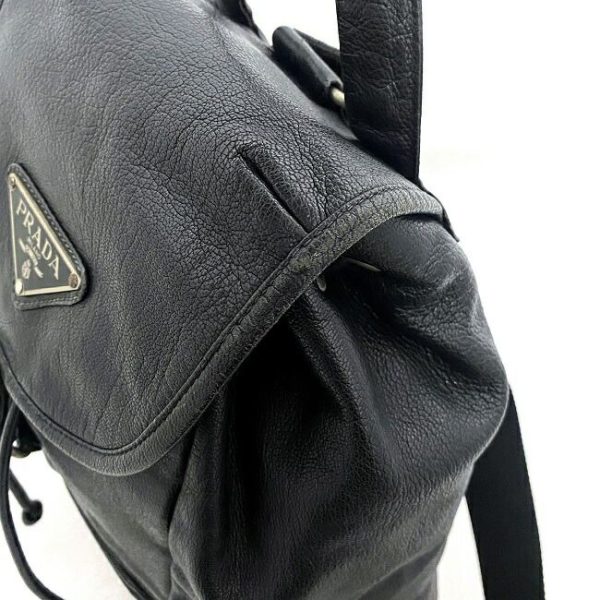 5 Prada Rucksack Backpack Leather Black