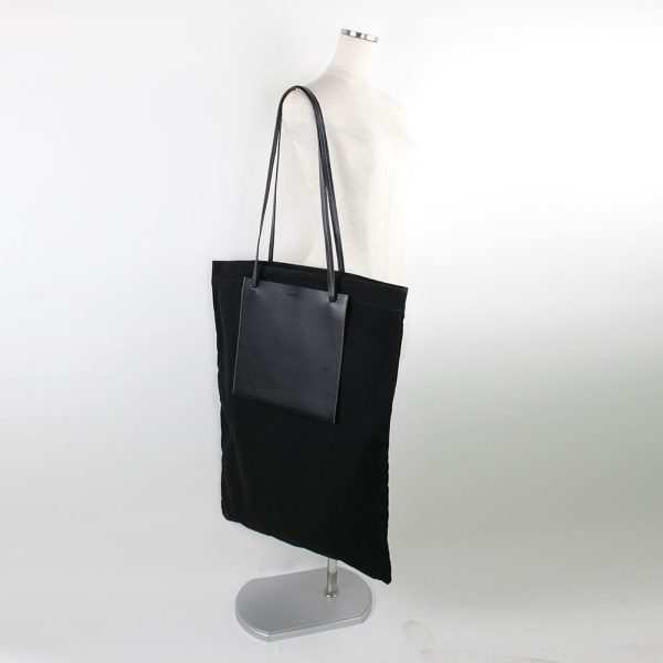 5 Jil Sander Tote Bag Canvas Black