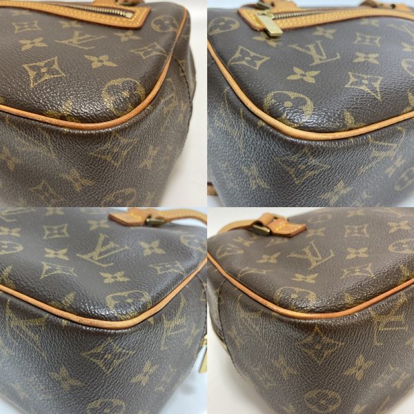 5 Louis Vuitton Monogram Cite MM Handbag Shoulder Bag Brown