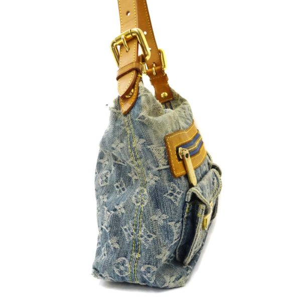 5 Louis Vuitton Baggy PM Monogram Denim Shoulder Bag Blue