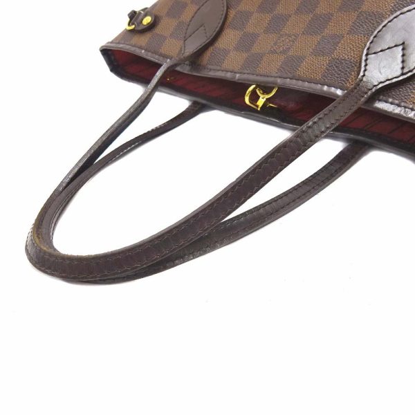 5 Louis Vuitton Neverfull PM Tote Bag Damier Ebene Canvas