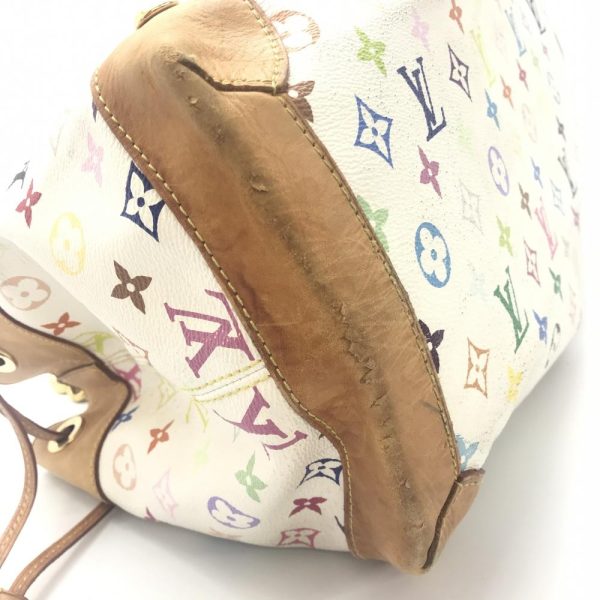 5 Louis Vuitton Ursula Monogram Multicolor Bron Handbag White