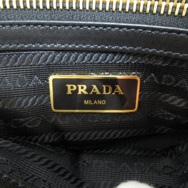 6 Prada 2 Way Shoulder Bag Nylon Black