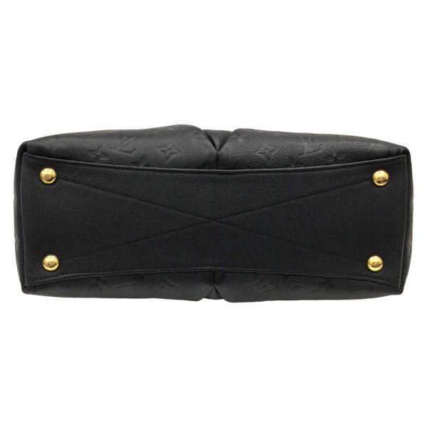 6 Louis Vuitton V Tote MM Shoulder Bag Emplant Noir Black Gold Hardware