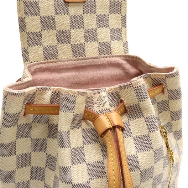 6 Louis Vuitton Damier Azur Sperone BB Mini Rucksack Backpack