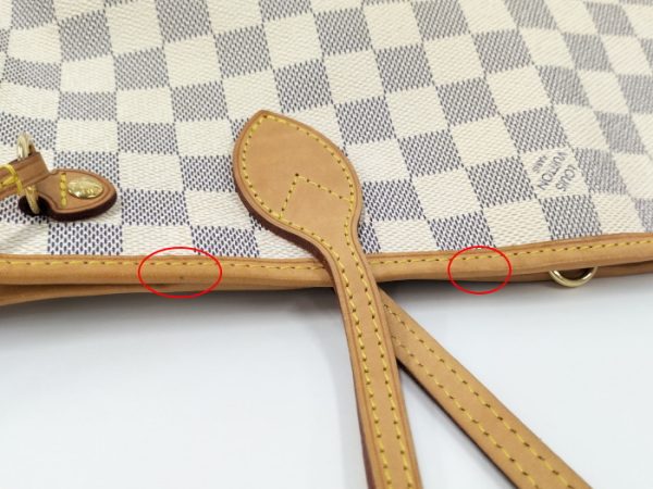 6 Louis Vuitton Neverfull PM Tote Bag Damier Azur