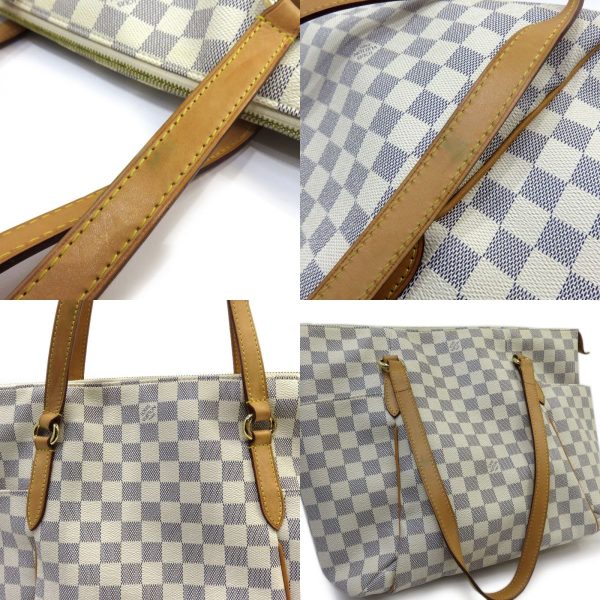 6 Louis Vuitton Damier Azur Totally MM Shoulder Bag Tote Bag