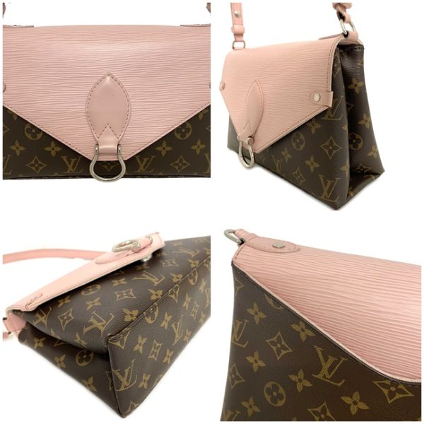 6 Louis Vuitton Saint Michel Pink Brown Rose Ballerina Monogram