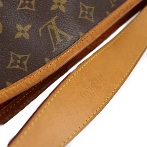 6 Louis Vuitton Delightful PM Shoulder Bag Monogram Canvas Leather Brown