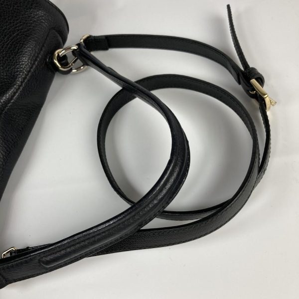 6 Yves Saint Laurent Muse 2 Way Hand Bag Black